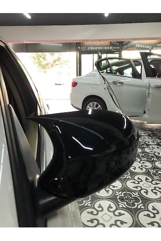 Bmw E90 Makyajlı Batman Yarasa Ayna Kapağı 2008-2011 Piano Black