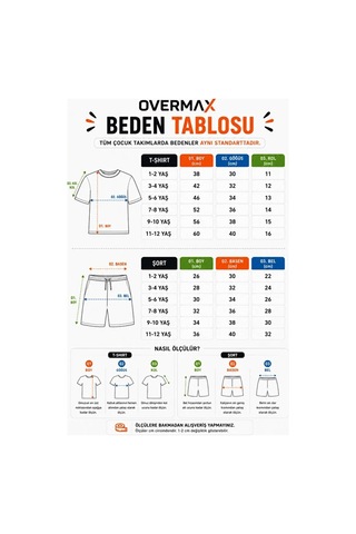 Overmax Palmiye Baskılı Çocuk Şort 1-6 Yaş Trend Yazlık Takım Bej - 903189474 Bej