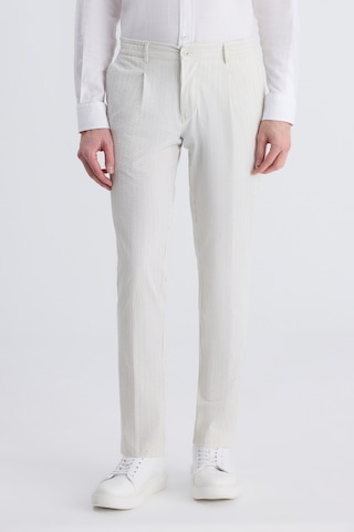 Twn Slim Fit Ekru Çizgili Pamuklu Jogger Pantolon 4ec0305013442 E01