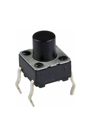 Koodmax-Push Button Buton Tach Switch 6X6 10'Lu Paket - Farklı Boyutlar 6X6 17Mm