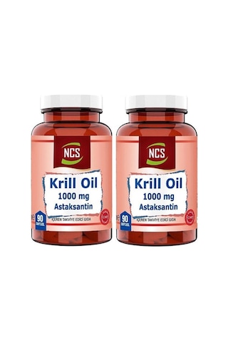 Krill Oil 1000 Mg Astaksantin 2 Mg 90 Softgel 2 Adet