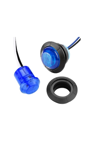 Off Road Kartal Gözü Yuvarlak Mavi Led Lamba 12-24v 5 Adet