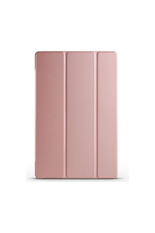 Zore Galaxy Tab S9 Fe Plus Uyumlu Smart Cover Standlı 1-1 Kılıf-rose Gold Tablet Kılıfı