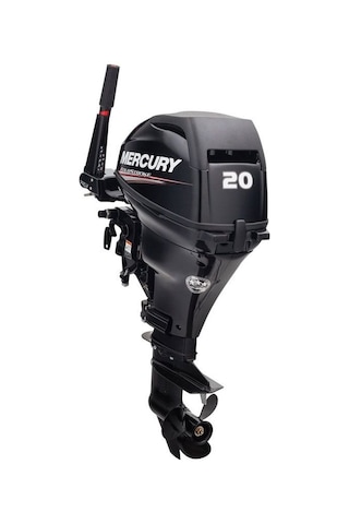 Mercury 20 Hp Elh Uzun Şaft Manuel - Marşlı Deniz Motoru