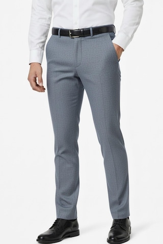 Erkek Regular Fit Kumaş Pantolon Likra Kumaş Bgl-st05034 Mavi