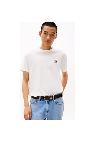 Tommy Hilfiger Tjm Reg Badge Tee Ext Beyaz