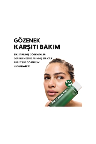 Cream Co. Akne & Siyah Nokta Karşıtı Arındırıcı Nazik Tonik BHA/PHA Niacinamide Toner 150 ML