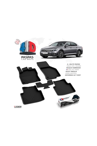 Vw Passat B8.5 4d Havuzlu Paspas 2019-2023 A+kalite