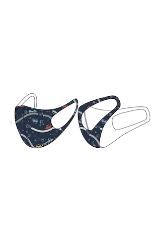 BLACKSPADE Çocuk Koruyucu Maske Araba Desen S1