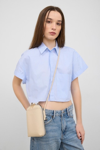 Shule Bags Vux Çapraz Çanta Bej Bej