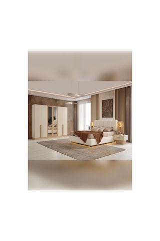 Beydüz Mobilya %100 Mdf Gül Yatak Odası Takımı