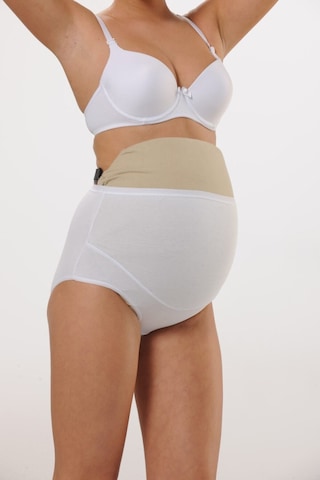 Hmd 1413 Pamuklu Yüksel Bel Hamile Lohusa Külot - Beyaz Beyaz