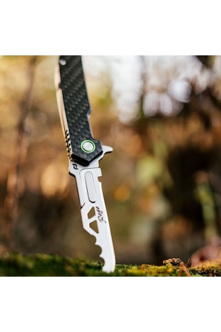 Schrade Phantom Enrage 7 Değiştirilebilir 6 Kamp Bıçaklı Carbon Grip 420a Çelik Katlanır Kamp Bıçak 1197648 Gümüş