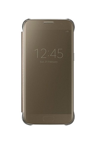 Samsung Uyumlu S7 Cep Telefonu Kılıfı, Şeffaf Altın Sku: Smgstk0f33f952b8