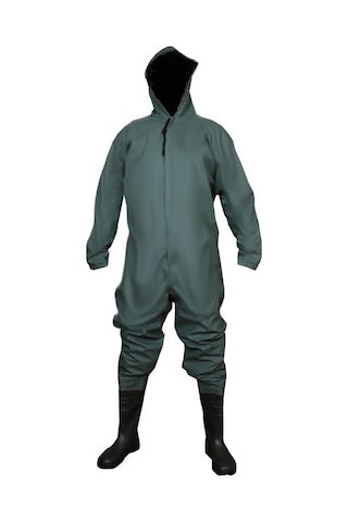 Su Geçirmez Pvc Çizmeli Boy Tulum Su İşleri - Balıkçı - Avcılık-