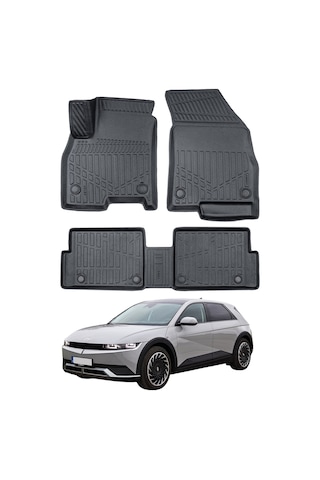 Hyundai İoniq 5 2021+ Uyumlu Araca Özel Lüx 4d Paspas