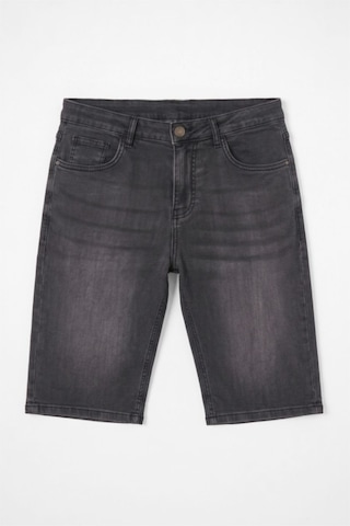 Defacto Regular Fıt Kemerli Bel Jean Bermuda Şort G8613ax26smnm36 Antrasit-nm36