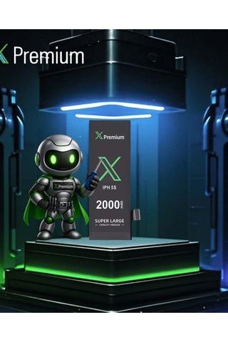 Xpremium Apple Uyumlu iPhone 5s Batarya Pil Süper Yüksek Kapasiteli Güçlendirilmiş 2000 Mah