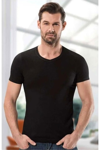 Anıt Erkek V Yaka Modal Fanila Atlet 1204 - 6 Adet 001