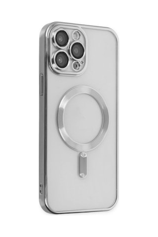 ALLY Apple Uyumlu iPhone 12 Pro 6.1inç Renkli Kenar Lazer Çerçeveli Magsafe U