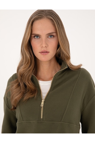 Pierre Cardin Kadın Haki Sweatshirt 50314954-vr027 Haki