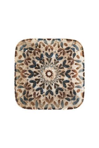 Mudo Home Ephesus Kare Kase 10cm Çok Renkli