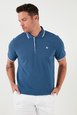 Buratti % 100 Pamuk Düğmeli Regular Fit Erkek Polo Yaka T Shirt 5902118 Koyu Mavi