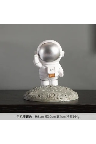 Astronot Telefon Tutucu Siyah