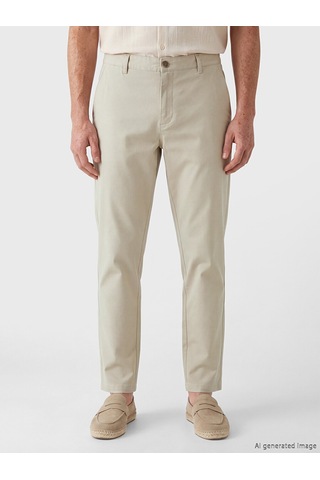 Lcw Vision Bej Slim Fit Erkek Gabardin Pantolon