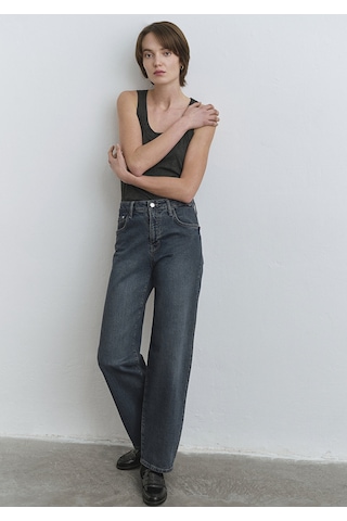 Mavi - Leila Mavi Premium Gölgeli Koyu Mavi Jean Pantolon 1010600-89936 Koyu Mavi
