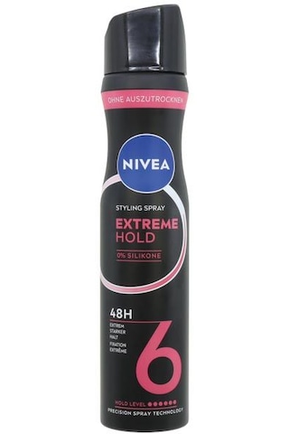 Nivea Sert Tutuşlu Silikonsuz 48 Saat Kalıcı Saç Spreyi Extreme Hold 250 ML