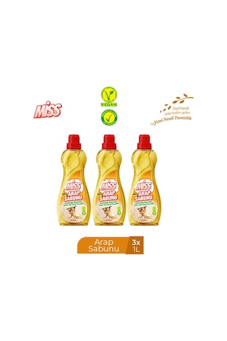 Miss Sıvı Arap Sabunu 3 x 1 L