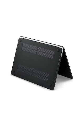 Arabulalaca A1278 Macbook Pro 13.3" Mat Doku Hardcase Kapak Kılıf Siyah