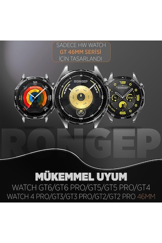Rongep Huawei İle Uyumlu Fabric Loop 22mm Kordon Gt6/gt6 Pro/gt5/gt5 Pro/gt4/gt3/gt3 Pro 46mm İçin Cırt Cırt Tasarım Yumuşak Ve Konforlu Gt6 Kordon Rahat Yapılı Terletmeyen Gt6 Kayış -orange Sku: S
