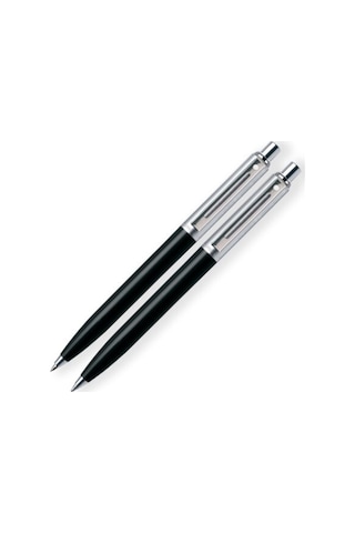 Sheaffer Sentinel Tükenmez & Versatil Kalem Seti Krom Siyah 321-9 Siyah Krom