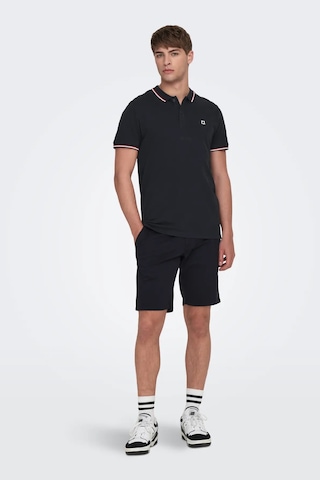 Only & Sons Erkek Onsfletcher Polo Yaka %100 Pamuk T-shirt 22024827 Lacivert Lacivert