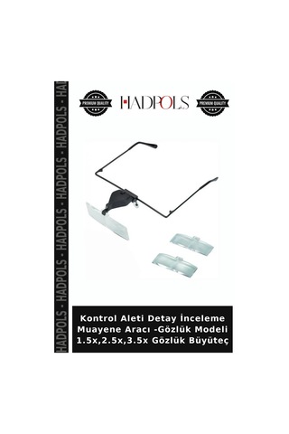 Kontrol Aleti Detay İnceleme Muayene Aracı -gözlük Modeli 1.5x,2.5x,3.5x Gözlük Büyüteç