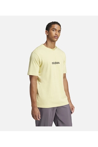 Adidas Sportswear Essentials Linear Single Jersey Short-sleeve Erkek Tişört Je9003