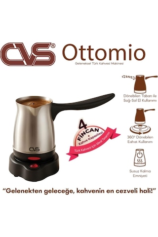 Cvs DN 19832 Elektrikli Çelik Cezve