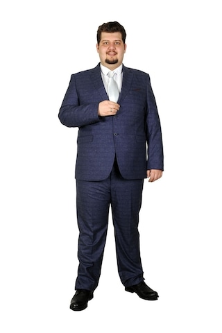 Mode Xl Büyük Beden Takim Elbise Santos 19013 Lacivert 001