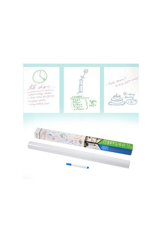 Biishe Silinebilir Kalemli Sticker Duvara Yapışabilen Yazı Tahtası 60x100 Cm