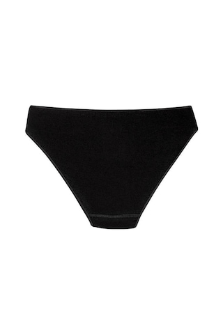 6 Adet Yıldız Bayan Bambu İz Yapmaz Bikini Külot Siyah 3961 Siyah