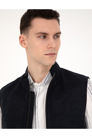 Pierre Cardin Erkek Lacivert Deri Mont-kaban 50293985-200 Lacivert