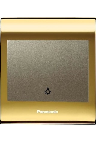 Viko Panasonic Thea Blu Light Anahtar, Çerçeve Gold+dore, Kapak Dore