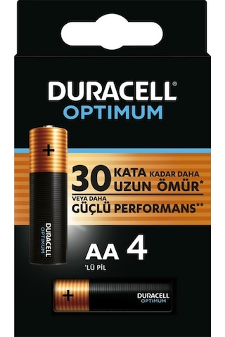 Duracell Optımum Aa Kalem Pil 4lü - -popvitrin Duracell