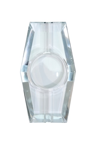 Premiumquality Şeffaf Kristal İkili Puro Küllüğü - Tr9745
