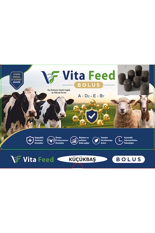 Vita Feed Küçükbaş Koyun/keçi Bolus 25 Adet
