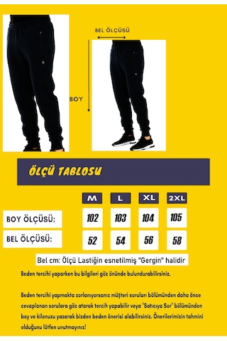 Trendhill Erkek Lacivert Üç Iplik Kışlık Eşofman Altı Edy5456l Lacivert