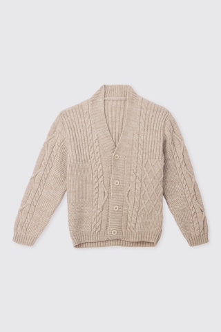 Panço Erkek Bebek Triko Bej Hırka 2621bb82002 Krem