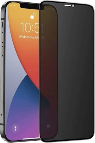 Apple iPhone Uyumlu 12 Pro Hayalet Ekran Koruyucu 9h Tam Kapatan Gizleyen Kırılmaz Cam
